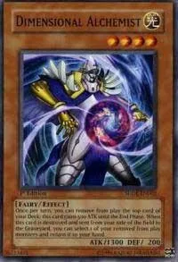 Dimensional Alchemist SDDE-EN002 1st Edition Yu-Gi-Oh card from Structure Deck: The Dark Emperor