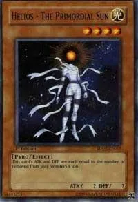 Helios - The Primordial Sun SDDE-EN005 Unlimited Yu-Gi-Oh card from Structure Deck: The Dark Emperor