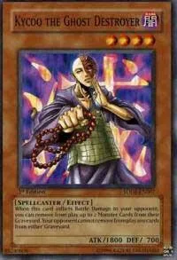 Kycoo the Ghost Destroyer SDDE-EN007 Unlimited Yu-Gi-Oh card from Structure Deck: The Dark Emperor