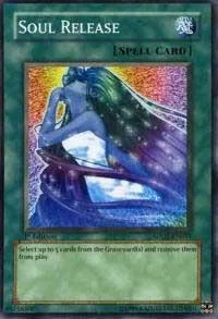 Soul Release SDDE-EN021 Unlimited Yu-Gi-Oh card from Structure Deck: The Dark Emperor