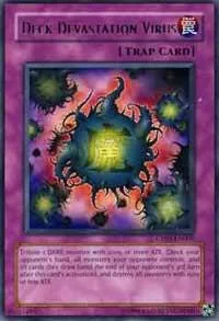 Deck Devastation Virus CP05-EN009 Yu-Gi-Oh card from Champion Pack 5