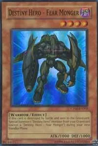 Destiny Hero - Fear Monger CP06-EN002 Yu-Gi-Oh card from Champion Pack 6