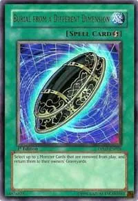Burial from a Different Dimension CP08-EN010 Yu-Gi-Oh card from Champion Pack 8