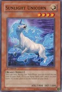 Sunlight Unicorn ANPR-EN003 Yu-Gi-Oh card from Ancient Prophecy