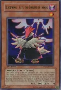 Blackwing - Vayu the Emblem of Honor ANPR-EN005 1st Edition Yu-Gi-Oh card from Ancient Prophecy