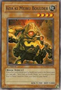 Koa'ki Meiru Boulder ANPR-EN018 Yu-Gi-Oh card from Ancient Prophecy