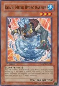 Koa'ki Meiru Hydro Barrier ANPR-EN022 1st Edition Yu-Gi-Oh card from Ancient Prophecy
