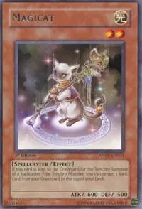 Magicat ANPR-EN031 Yu-Gi-Oh card from Ancient Prophecy