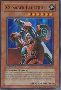 XX-Saber Faultroll ANPR-EN035 1st Edition Yu-Gi-Oh card from Ancient Prophecy