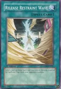 Release Restraint Wave ANPR-EN045 1st Edition Yu-Gi-Oh card from Ancient Prophecy