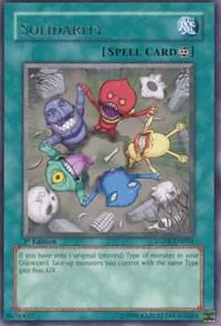 Solidarity ANPR-EN054 1st Edition Yu-Gi-Oh card from Ancient Prophecy