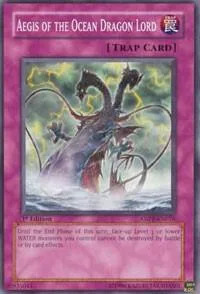 Aegis of the Ocean Dragon Lord ANPR-EN076 Yu-Gi-Oh card from Ancient Prophecy