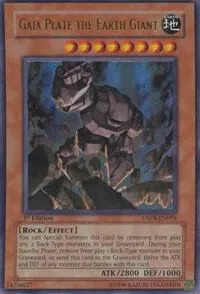Gaia Plate the Earth Giant ANPR-EN094 1st Edition Yu-Gi-Oh card from Ancient Prophecy