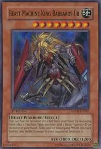Beast Machine King Barbaros Ur ANPR-EN097 1st Edition Yu-Gi-Oh card from Ancient Prophecy