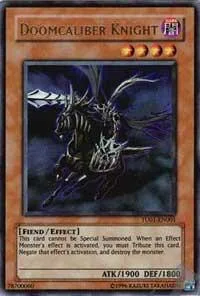 Doomcaliber Knight TU01-EN001 Yu-Gi-Oh card from Turbo Pack Booster One Pack