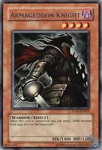Armageddon Knight TU01-EN011 Yu-Gi-Oh card from Turbo Pack Booster One Pack
