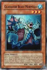 Gladiator Beast Murmillo TU01-EN015 Yu-Gi-Oh card from Turbo Pack Booster One Pack