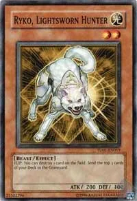 Ryko, Lightsworn Hunter TU01-EN019 Yu-Gi-Oh card from Turbo Pack Booster One Pack