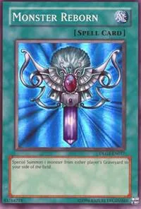 Monster Reborn DLG1-EN017 Yu-Gi-Oh card from Dark Legends