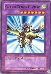 Gaia the Dragon Champion DLG1-EN023 Yu-Gi-Oh card from Dark Legends