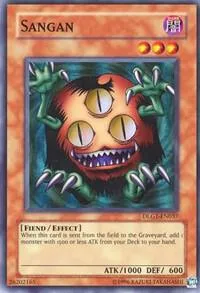 Sangan DLG1-EN037 Yu-Gi-Oh card from Dark Legends