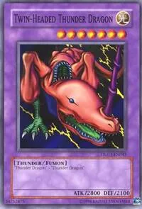Twin-Headed Thunder Dragon DLG1-EN043 Yu-Gi-Oh card from Dark Legends
