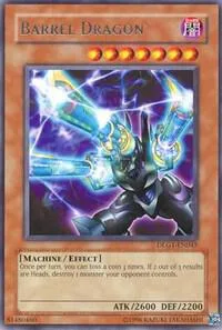 Barrel Dragon DLG1-EN045 Yu-Gi-Oh card from Dark Legends