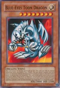Blue-Eyes Toon Dragon DLG1-EN051 Yu-Gi-Oh card from Dark Legends