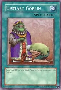 Upstart Goblin DLG1-EN057 Yu-Gi-Oh card from Dark Legends