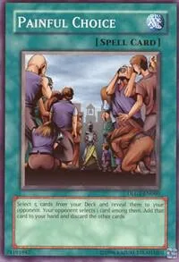 Painful Choice DLG1-EN060 Yu-Gi-Oh card from Dark Legends