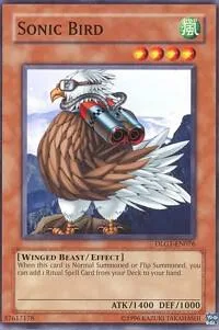 Sonic Bird DLG1-EN076 Yu-Gi-Oh card from Dark Legends