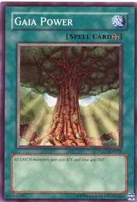 Gaia Power DLG1-EN078 Yu-Gi-Oh card from Dark Legends