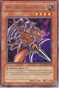 Amazoness Chain Master DLG1-EN098 Yu-Gi-Oh card from Dark Legends