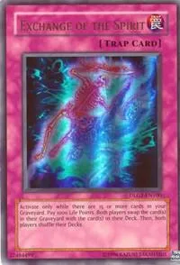 Exchange of the Spirit DLG1-EN100 Yu-Gi-Oh card from Dark Legends