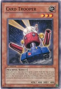 Card Trooper SDWS-EN010 Yu-Gi-Oh card from Structure Deck: Warriors' Strike