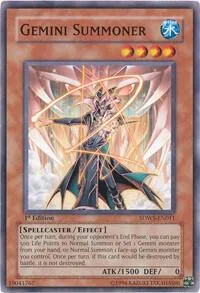 Gemini Summoner SDWS-EN011 Yu-Gi-Oh card from Structure Deck: Warriors' Strike