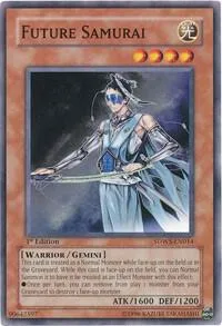 Future Samurai SDWS-EN014 Yu-Gi-Oh card from Structure Deck: Warriors' Strike