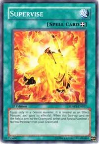 Supervise SDWS-EN017 Yu-Gi-Oh card from Structure Deck: Warriors' Strike