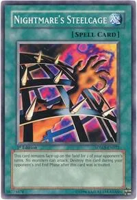 Nightmare's Steelcage SDWS-EN022 Yu-Gi-Oh card from Structure Deck: Warriors' Strike