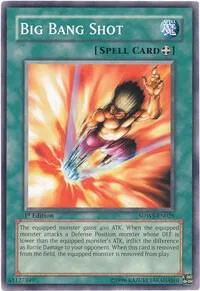 Big Bang Shot SDWS-EN026 Yu-Gi-Oh card from Structure Deck: Warriors' Strike