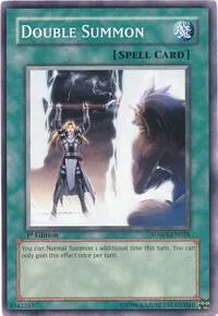 Double Summon SDWS-EN028 Yu-Gi-Oh card from Structure Deck: Warriors' Strike