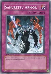 Sakuretsu Armor SDWS-EN034 Yu-Gi-Oh card from Structure Deck: Warriors' Strike