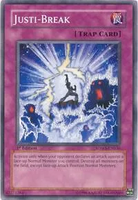 Justi-Break SDWS-EN036 Yu-Gi-Oh card from Structure Deck: Warriors' Strike