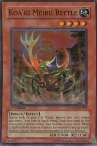 Koa'ki Meiru Beetle SOVR-EN000 Unlimited Yu-Gi-Oh card from Stardust Overdrive