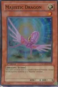Majestic Dragon SOVR-EN001 1st Edition Yu-Gi-Oh card from Stardust Overdrive