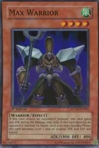 Max Warrior SOVR-EN003 Unlimited Yu-Gi-Oh card from Stardust Overdrive