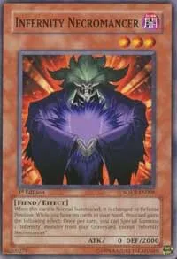 Infernity Necromancer SOVR-EN008 1st Edition Yu-Gi-Oh card from Stardust Overdrive