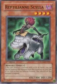 Reptilianne Scylla SOVR-EN022 Unlimited Yu-Gi-Oh card from Stardust Overdrive