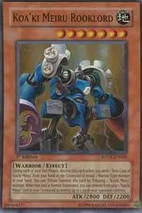 Koa'ki Meiru Rooklord SOVR-EN028 1st Edition Yu-Gi-Oh card from Stardust Overdrive