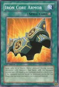 Iron Core Armor SOVR-EN053 1st Edition Yu-Gi-Oh card from Stardust Overdrive